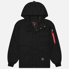 Мужская демисезонная куртка Alpha Industries MA-1 Hunting Mod, цвет чёрный, размер S