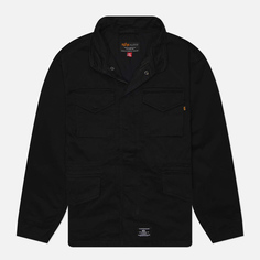 Мужская демисезонная куртка Alpha Industries M-65 Mod Field Coat Gen II, цвет чёрный, размер S
