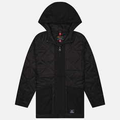 Мужская куртка лайнер Alpha Industries Quilted Fishtail, цвет чёрный, размер S