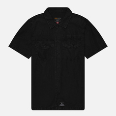Мужская рубашка Alpha Industries Washed Fatigue Jacket, цвет чёрный, размер S