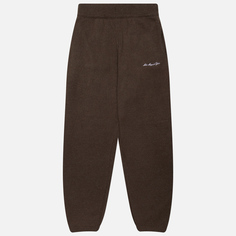 Мужские брюки MKI Miyuki-Zoku Mohair Blend Knit, цвет коричневый, размер S