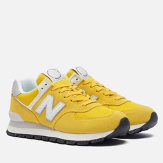 Мужские кроссовки New Balance ML574DD2, цвет жёлтый, размер 40.5 EU