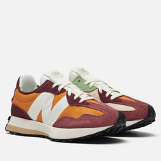 Мужские кроссовки New Balance MS327OA, цвет бордовый, размер 40.5 EU