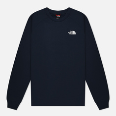 Мужская толстовка The North Face Raglan Redbox Crew, цвет синий, размер S