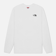 Мужская толстовка The North Face Raglan Redbox Crew, цвет белый, размер S