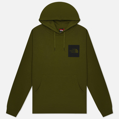 Мужская толстовка The North Face Fine Graphic Hoodie, цвет оливковый, размер S