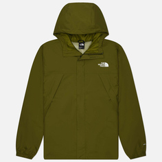 Мужская куртка ветровка The North Face Antora, цвет оливковый, размер S