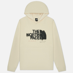 Мужская толстовка The North Face Graphic Hoodie 3, цвет бежевый, размер S