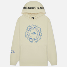 Мужская толстовка The North Face Never Stop Exploring Graphic Hoodie, цвет бежевый, размер S