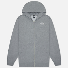 Мужская толстовка The North Face Essential Full-Zip Hoodie, цвет серый, размер S