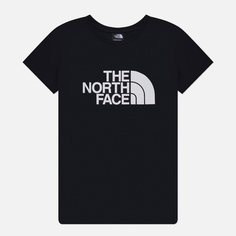 Женская футболка The North Face Easy Crew Neck, цвет чёрный, размер XS