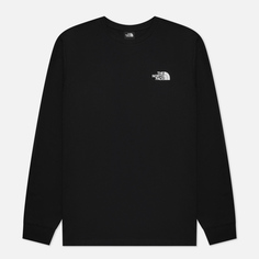 Мужской лонгслив The North Face Easy Crew Neck, цвет чёрный, размер S