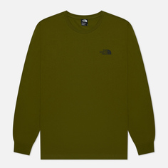 Мужской лонгслив The North Face Easy Crew Neck, цвет оливковый, размер S