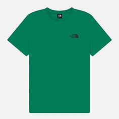 Мужская футболка The North Face Simple Dome Crew Neck, цвет зелёный, размер S