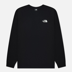 Мужской лонгслив The North Face Redbox Crew Neck, цвет чёрный, размер S