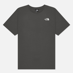 Мужская футболка The North Face Redbox Crew Neck, цвет серый, размер S