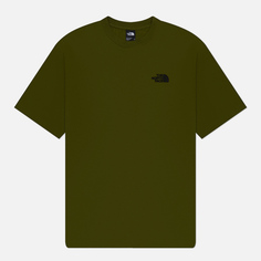 Мужская футболка The North Face Oversized Simple Dome, цвет оливковый, размер S