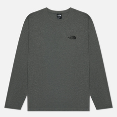 Мужской лонгслив The North Face Simple Dome Crew Neck, цвет серый, размер S