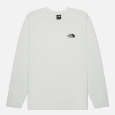 Мужской лонгслив The North Face Simple Dome Crew Neck, цвет белый, размер S