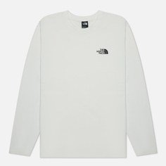 Мужской лонгслив The North Face Simple Dome Crew Neck, цвет белый, размер S