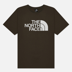 Мужская футболка The North Face Half Dome Crew Neck, цвет зелёный, размер S