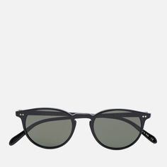 Солнцезащитные очки Oliver Peoples Riley Sun Polarized, цвет чёрный, размер 49mm