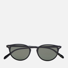 Солнцезащитные очки Oliver Peoples Riley Sun Polarized, цвет чёрный, размер 49mm