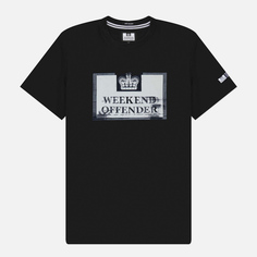 Мужская футболка Weekend Offender Bonpensiero SS24, цвет чёрный, размер S