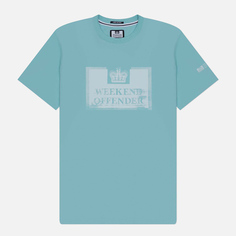 Мужская футболка Weekend Offender Bonpensiero SS24, цвет голубой, размер S