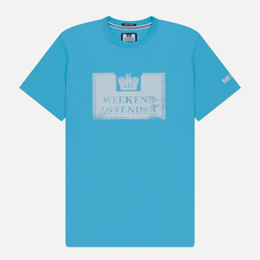 Мужская футболка Weekend Offender Bonpensiero SS24, цвет голубой, размер S
