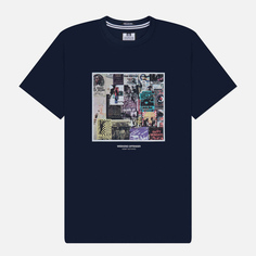 Мужская футболка Weekend Offender Posters, цвет синий, размер S