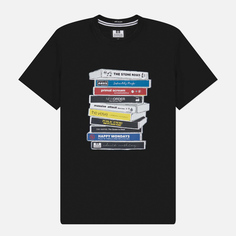 Мужская футболка Weekend Offender Cassettes, цвет чёрный, размер S