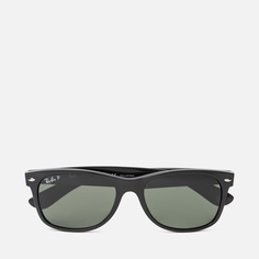 Солнцезащитные очки Ray-Ban New Wayfarer Classic Polarized, цвет чёрный, размер 55mm