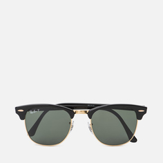 Солнцезащитные очки Ray-Ban Clubmaster Classic G-15 Polarized, цвет зелёный, размер 51mm