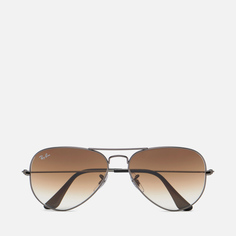 Солнцезащитные очки Ray-Ban Aviator Gradient, цвет коричневый, размер 58mm