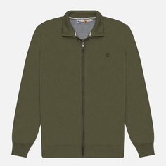 Мужской свитер Timberland Williams River Full Zip, цвет оливковый, размер M