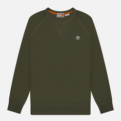 Мужская толстовка Timberland Exeter Loopback Crew Neck, цвет оливковый, размер S