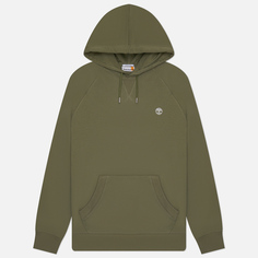 Мужская толстовка Timberland Exeter Loopback Hoodie, цвет оливковый, размер S