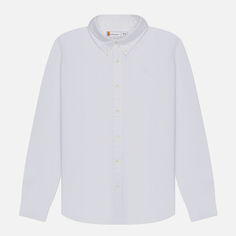 Мужская рубашка Timberland Oxford Slim, цвет белый, размер S