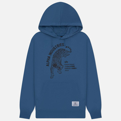 Мужская толстовка Alpha Industries Alpha Jaguar Hoodie, цвет синий, размер S