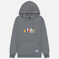 Мужская толстовка Alpha Industries Alpha Ransom Hoodie, цвет серый, размер S