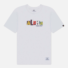 Мужская футболка Alpha Industries Alpha Ransom, цвет белый, размер S