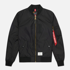 Женская куртка бомбер Alpha Industries L-2B Skymaster Gen II, цвет чёрный, размер M