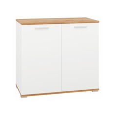 Тумба в прихожую 800 афина, 800х426х730, крафт золотой/белый No Brand