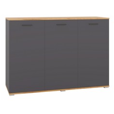 Комод 1380 афина, 1382х426х970, крафт золотой/антрацит No Brand
