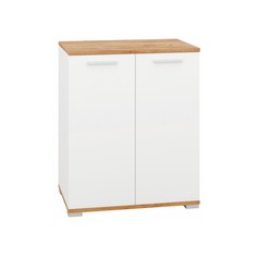 Тумба в прихожую 600 афина, 600х426х730, крафт золотой/белый No Brand