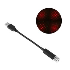 Проектор звездного неба в салон авто от usb, звездное небо, красный Cartage