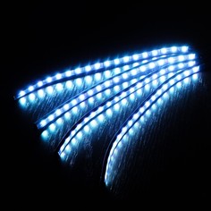 Подсветка салона 18 led-5050, 32 см, пульт, светомузыка, мультисвет rgb, 4 шт No Brand