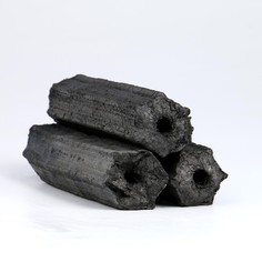Уголь древесный брикетированный 3 кг, короб No Brand