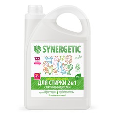Жидкое средство для стирки synergetic, гель, универсальное, 3.37 л